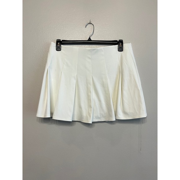 ANTONIO MELANI Pants - Antonio Melani White Pleated Tennis Skort Athletic Golf Skirt XL Sporty Trendy